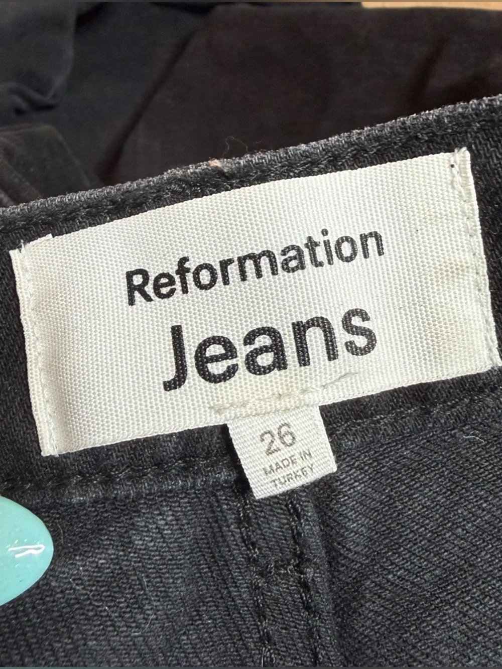 Reformation Cary High Rise Slouchy Wide Leg Jeans Size 26